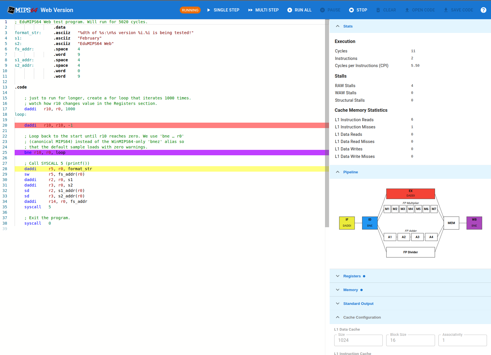 Web UI Screenshot